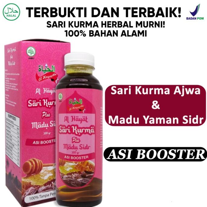 

[COD] Sari Kurma + Madu Sidr Asi Booster 300 Gram Al Hayat [COD]