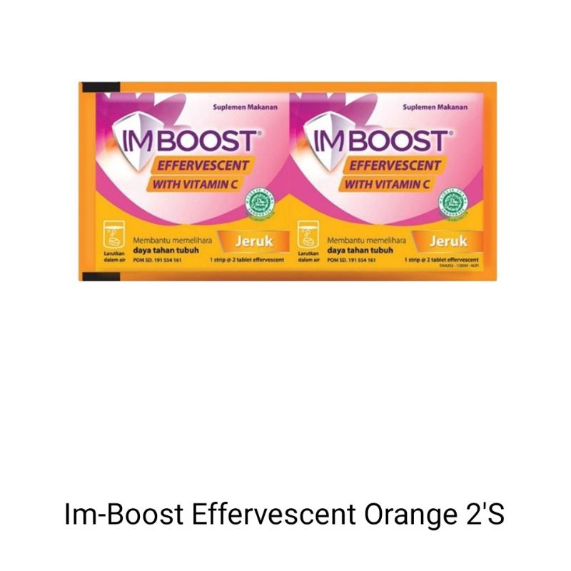 Imboost Effervescent Orange isi 2 exp September 2023