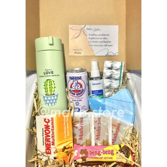 HAMPERS COVID19/HAMPERS ISOMAN/COVID19 KIT/PANDEMI KIT/KADO/HADIAH/BINGKISAN SEHAT/HAMPERS MURAH