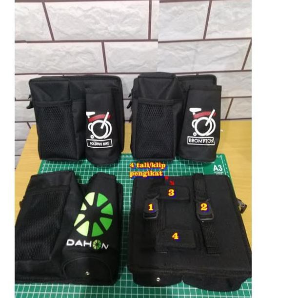 tas sepeda lipat tas bottle handlebar sepeda lipat