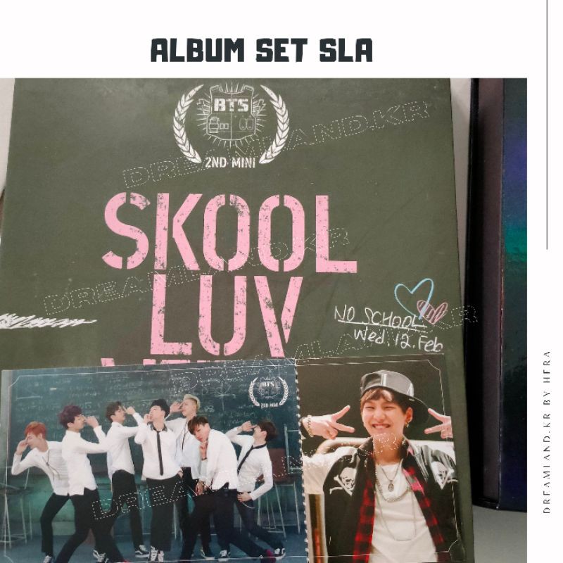 [READY] ALBUM BTS SCHOOL LUV AFFAIR UNSEALED SET PHOTOCARD