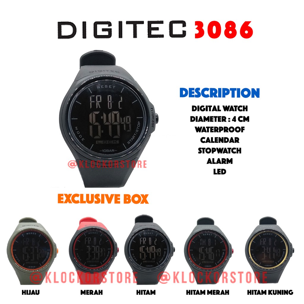 touch screen digital watch