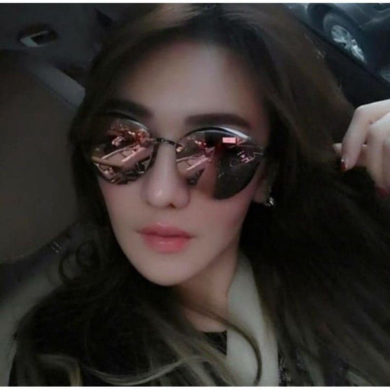 Serenescents06 [ ] Kacamata Hitam Wanita Fashion Cd P8A Lensa Kaca Fullset & Free Cleaners