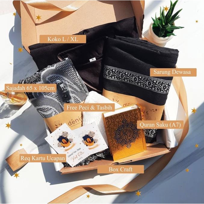 

Premium Product!!! Gift Box Hampers Koko Sarung Sajadah Kado Ulang Tahun Pacar Kado Cowok - Paling Diminati