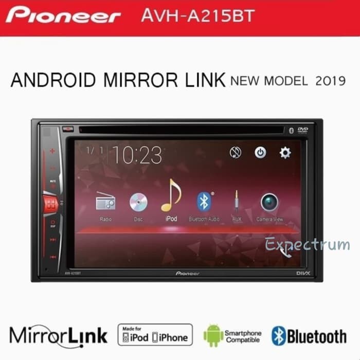 Pioneer Avh a215bt Avh-a215bt Avh a215 bt Support ANDROID MIRROLINK