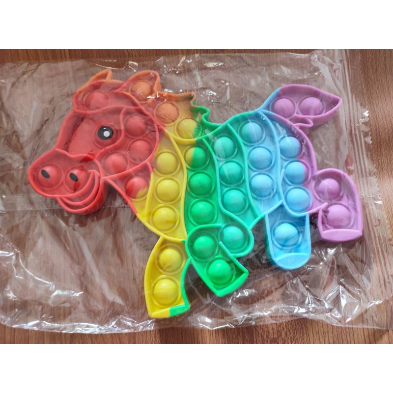 《17 jenis POP IT READY STOK》Versi 2 GAJAH,HARIMAU,BEAR,KUDA,DINO-Horse