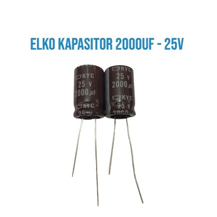 ELKO KAPASITOR 2000UF - 25VOLT