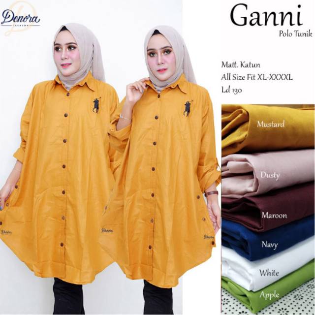 GANNI POLO TUNIK