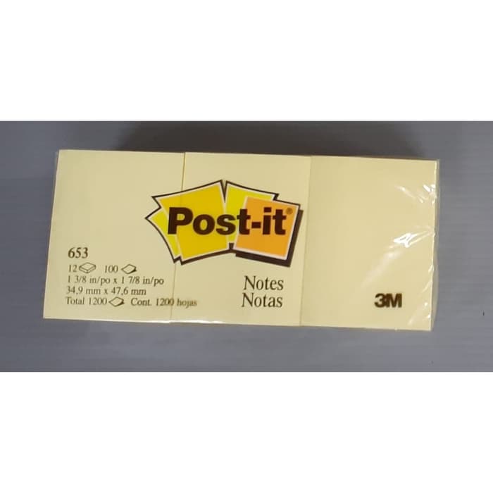 

POST IT 3M #653 | KERTAS | NOTES | MEMO | STICK IT | ALAT TULIS | ATK