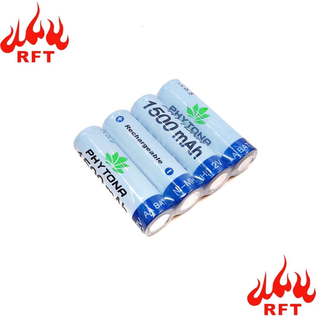Jlelectro Redfire Toys Baterai Cas Aa Original Phytona 1500Mah 1.2Volt Rechargeable Sni
