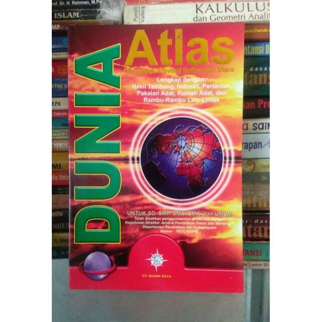 Atlas Dunia SD SMP SMA SMK dan Umum Penerbit CV Buana Raya