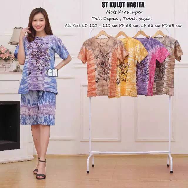 Daster setelan cp | SIZUKA | motif abstrak baju tidur wanita daster batik bahan adem murah meriah