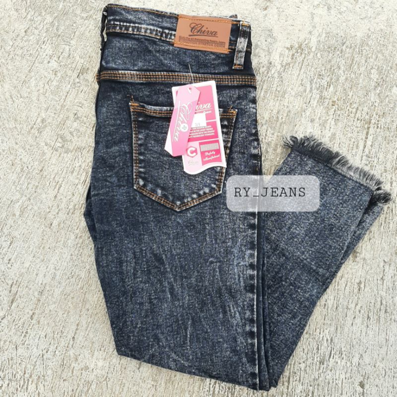 Celana jeans wanita snow jeans skinny street melar