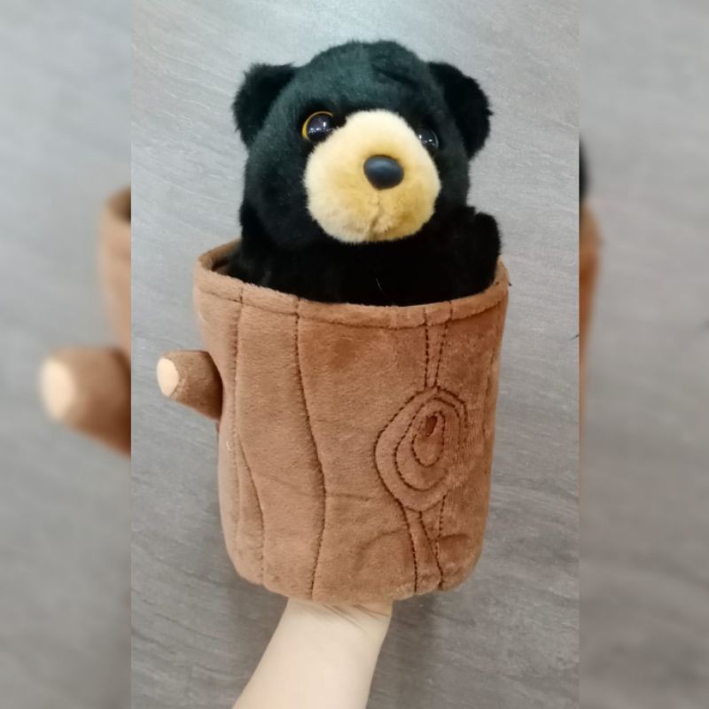 Boneka Handpupet Beruang madu