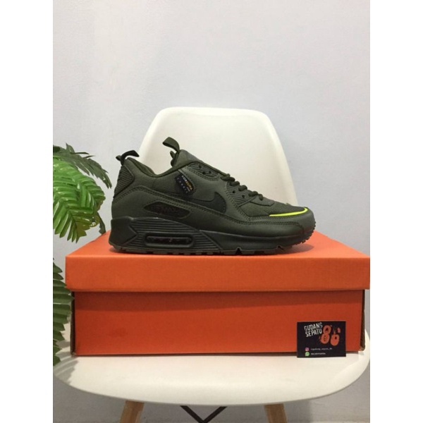SEPATU NIKE AIR MAX 90 SURPLUS CARGO KHAKI - PREMIUM ORIGINAL