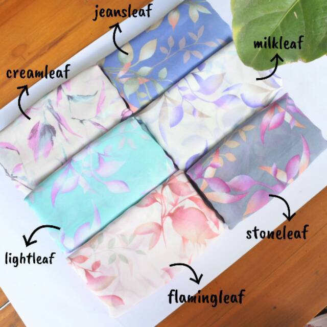 

Polly cotton motif leaf | 100rb dapat 3pcs