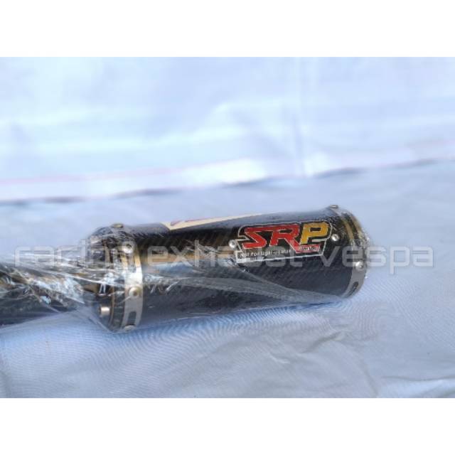 Knalpot vespa racing kiri SRP kompetisi big slincer