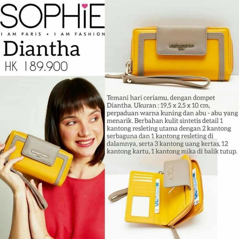 DOMPET SHOPIE MARTIN DIANTHA SHOPIE PARIS