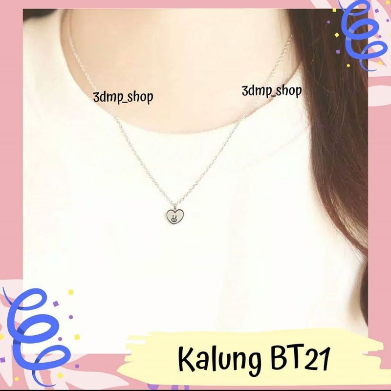 Kalung BT21 BTS Cooky Tata Chimmy Koya Rj Shooky