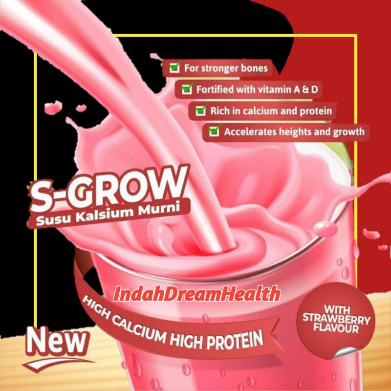 SGROW Susu Peninggi Badan Suplemen Badan Terbaik dan TERPERCAYA