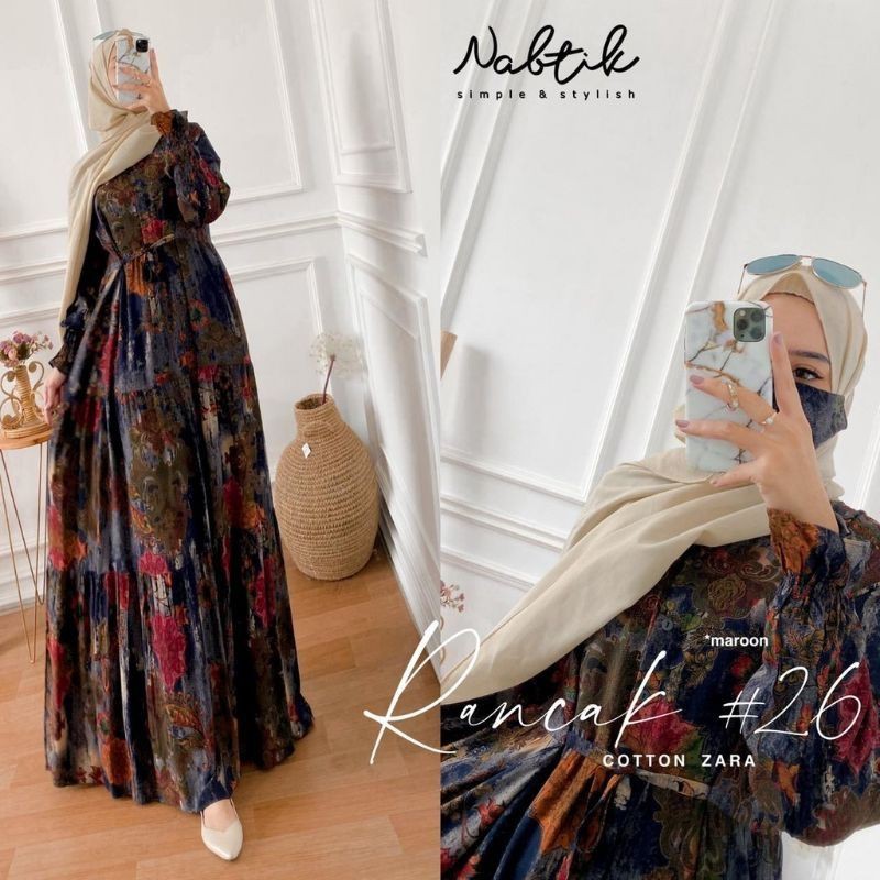 gamis nabtik original