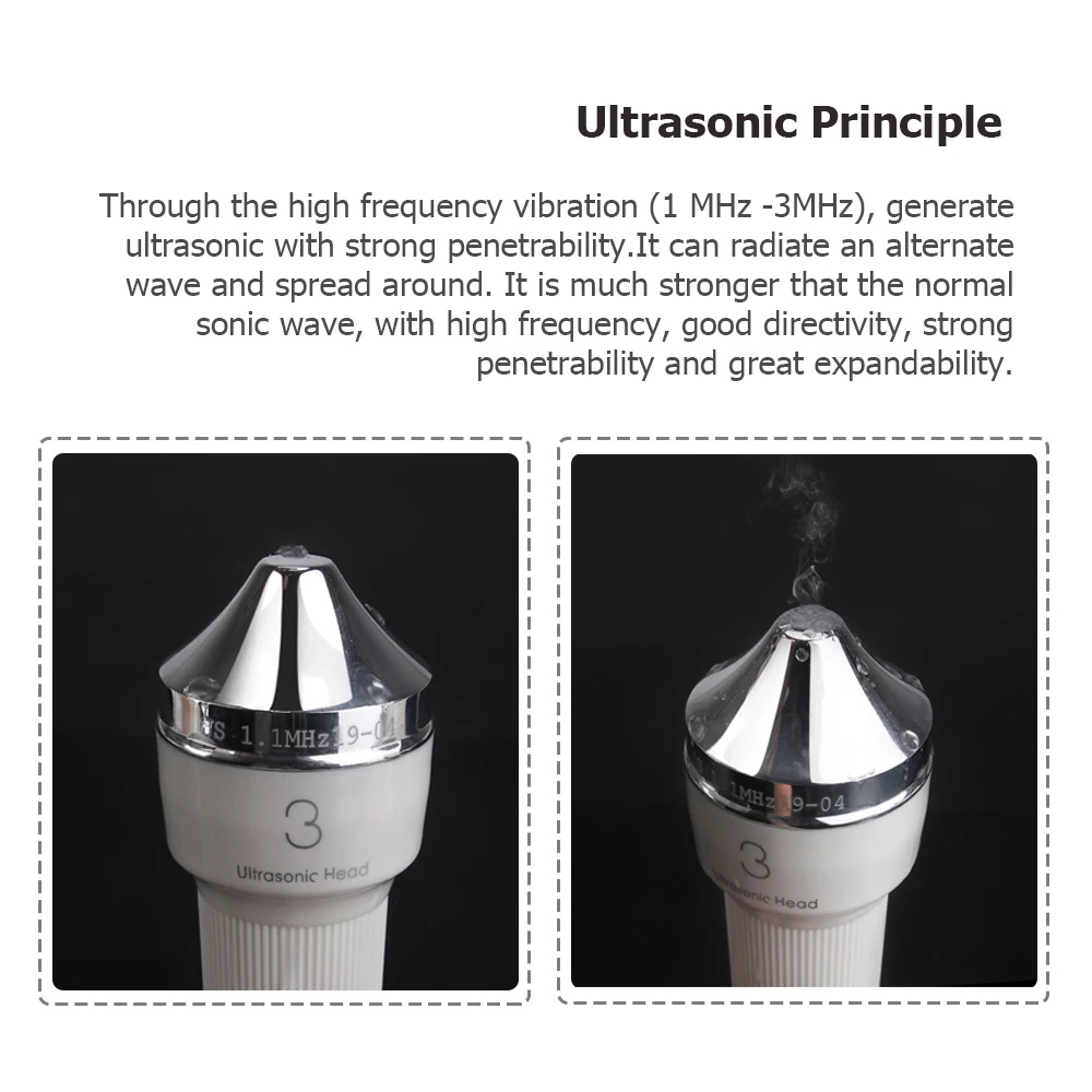 2 in 1 Ultrasonic Alat Detox Wajah Mata Ultrasound Setrika Wajah Ultrasonic