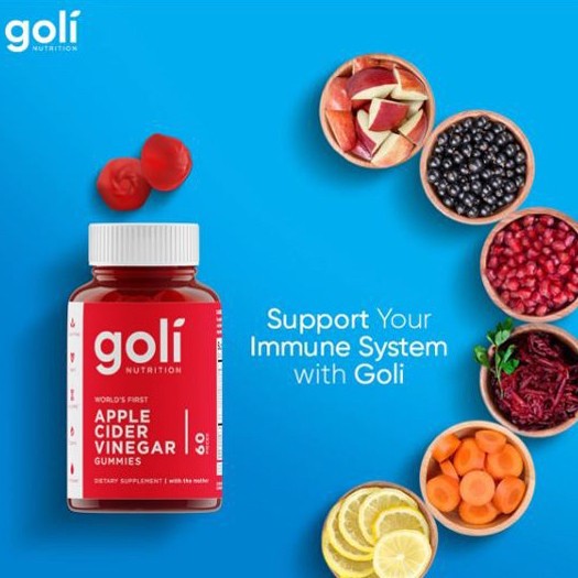 GOLI ACV (Apple Cider Vinegar) Gummy Original USA
