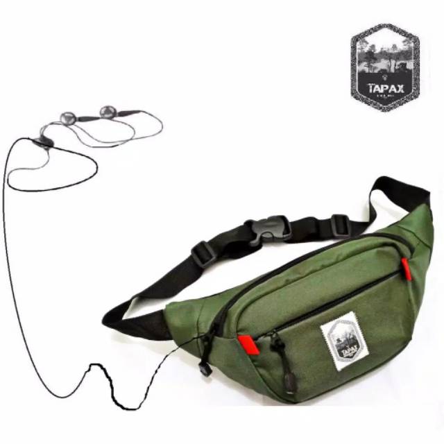 Waistbag Tapax Model Pispal Pria Tas Pinggang Bersepeda Cowok Keren