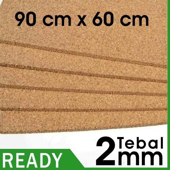 

℮ Cork Board 3mm Pin sheets Sheet gabus lembaran patah polos mading ☃