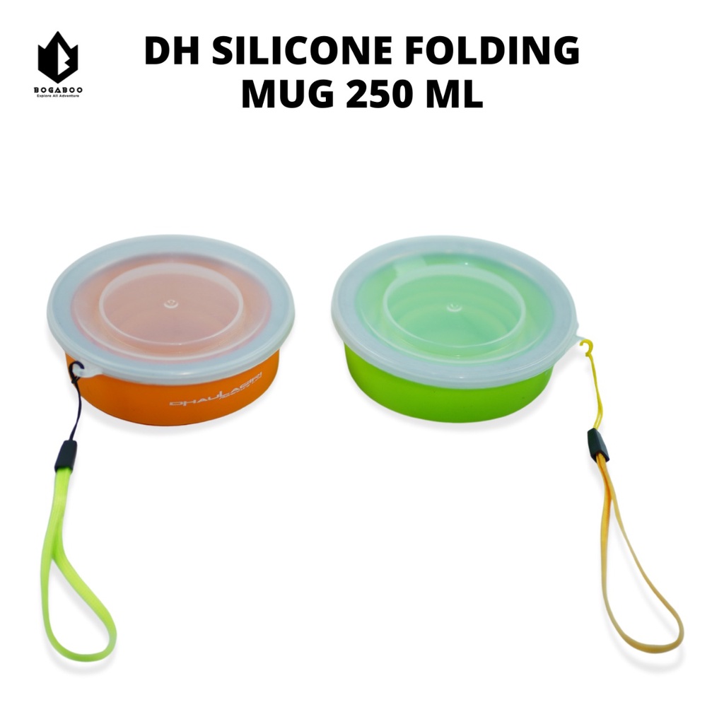 Dhaulagiri Folding Mug Sillicon 250 ml - Gelas Silicon - Gelas Lipat silicon - Silicon Mug