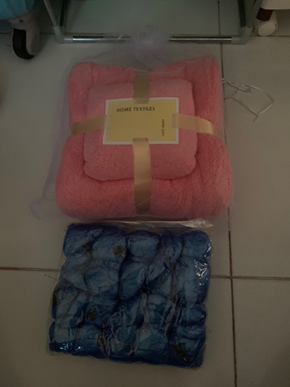 100pcs (50psg) Sarung Sepatu Model Anti-air Sekali Pakai Bahan Plastik 2h75