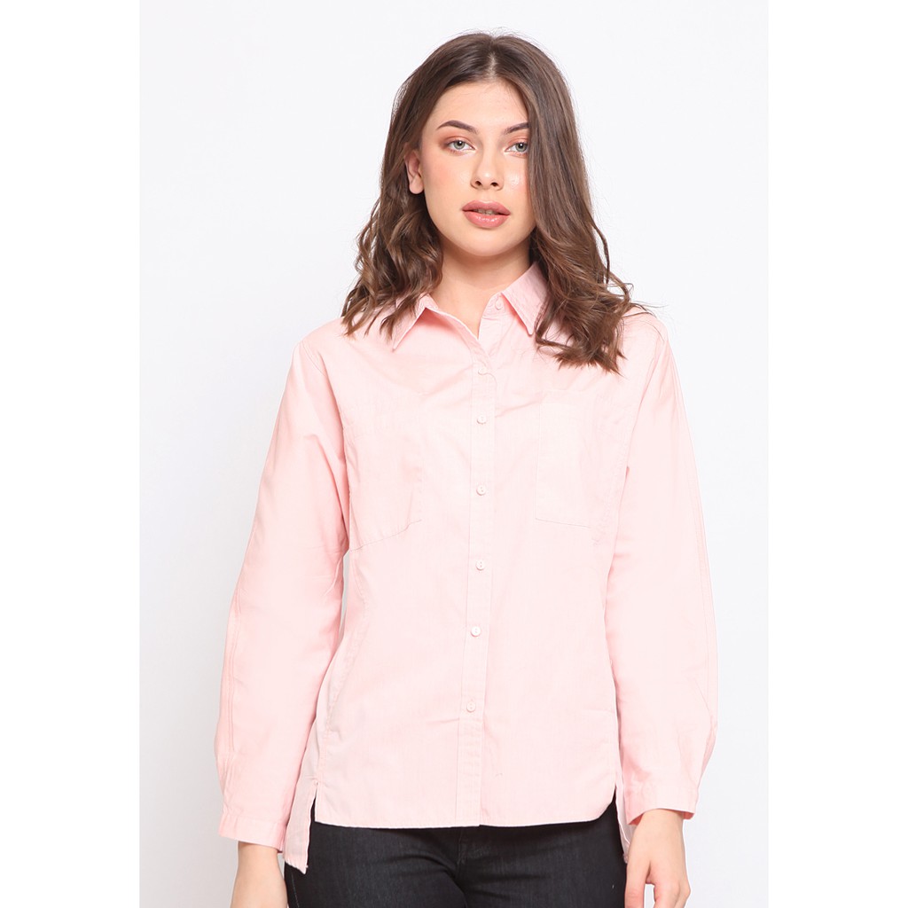 Rodeo Blouse  Wanita  Velene Top Peach Shopee  Indonesia