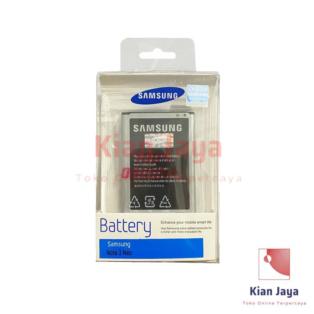 [Garansi 100% Ori] Baterai Samsung Galaxy Note 3 Neo / Batre Batrai Battery Hp EB-BN750BBC Original