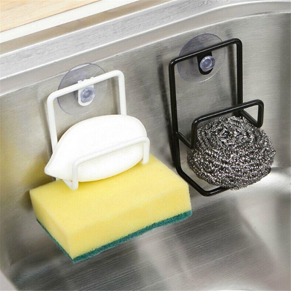 Nanas Wastafel Drain Rack Rumah Tangga Stainless Steel Perlengkapan Kamar Mandi Suction Cup Storage Holder Shelves