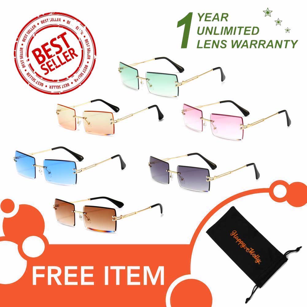 Kacamata UV400 - Anti Radiasi - Sunglasses Pria &amp; Wanita Korea - HM8102 ( Group ) FREE Sarung