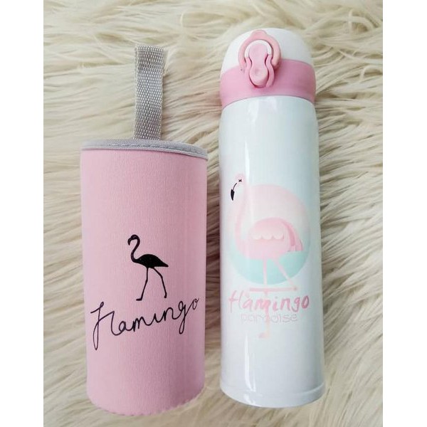 B85-1 Termos Minum I Am Flamingo / Termos Cantik Karakter Angsa Stainless steel Vacuum 500 Ml