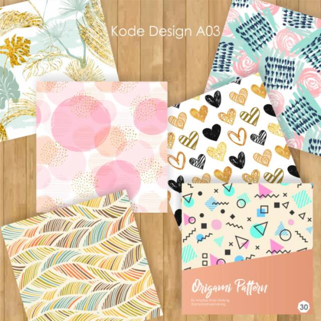 

Kertas Craft Lipat Origami Motif Unik Murah KODE 03