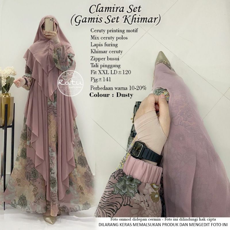 clamira set syari ori ratu mullabes