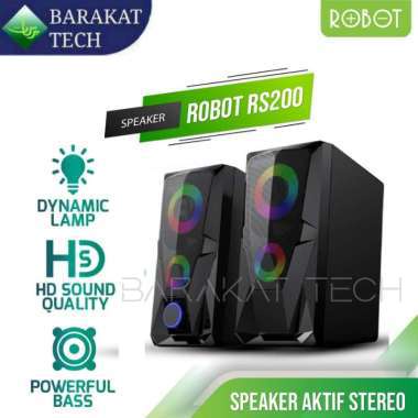 Speaker Robot RS200 Gaming (Speaker Gaming) Speaker Gamen RS-200