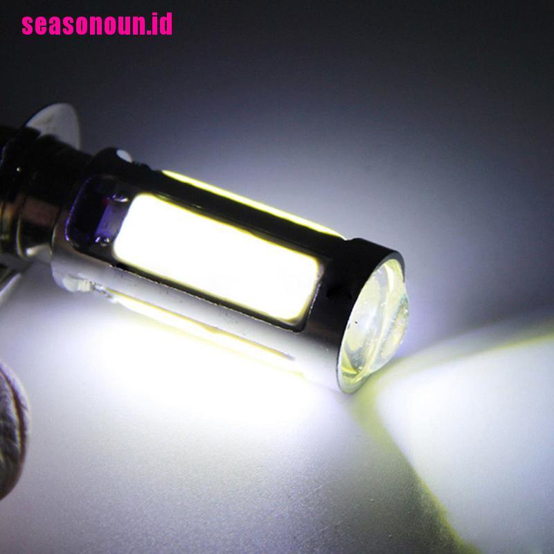 【seasonoun】1X white cOB LED motor bike/ATV headlight bulb fog light H6M PX15d P