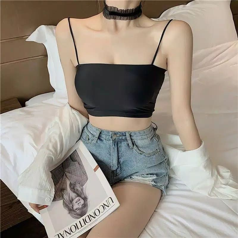 BBZ - SILK SILKY BRALETTE bra tanpa kawat bahan halus kemben dengan cup push up wanita cewek daleman