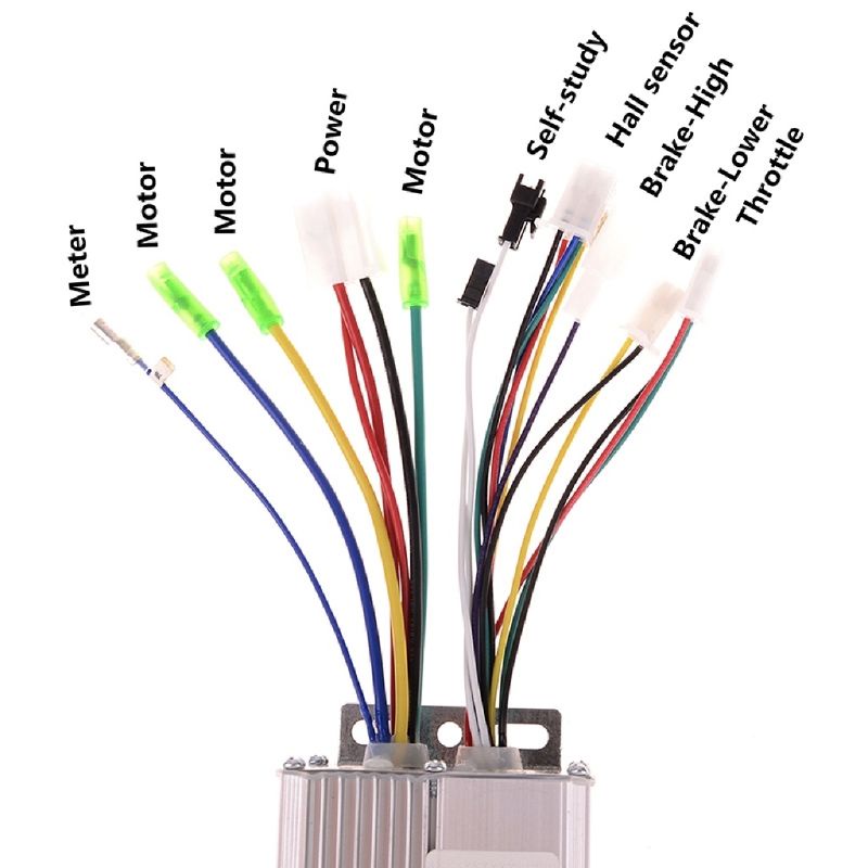 Controller Motor Brushless DC 36V / 48V 350W Untuk Sepeda Elektrik