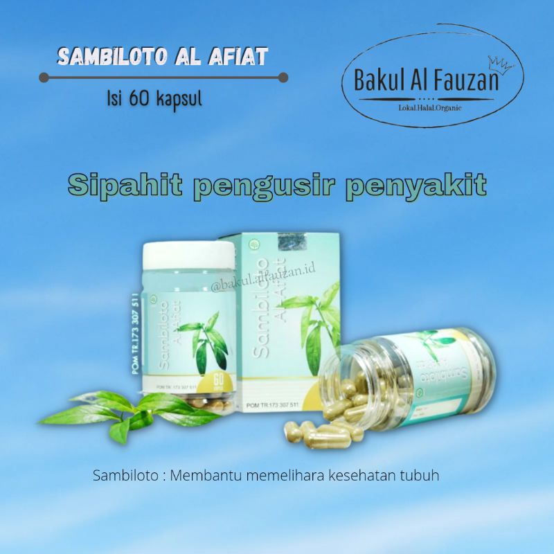 

SAMBILOTO KAPSUL AL AFIAT Isi 60kapsul