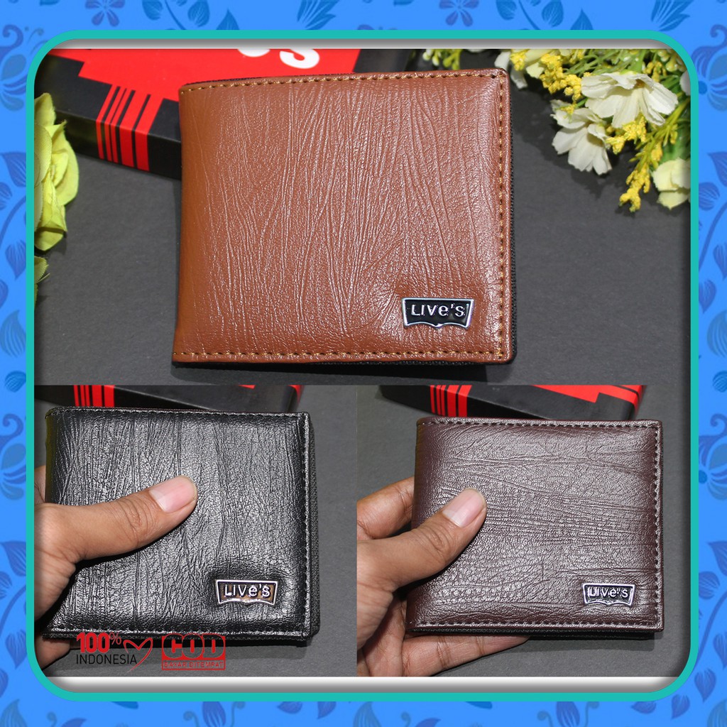 dompet pria sintetis bahan Bona terbaru bisa COD Bayar ditempat