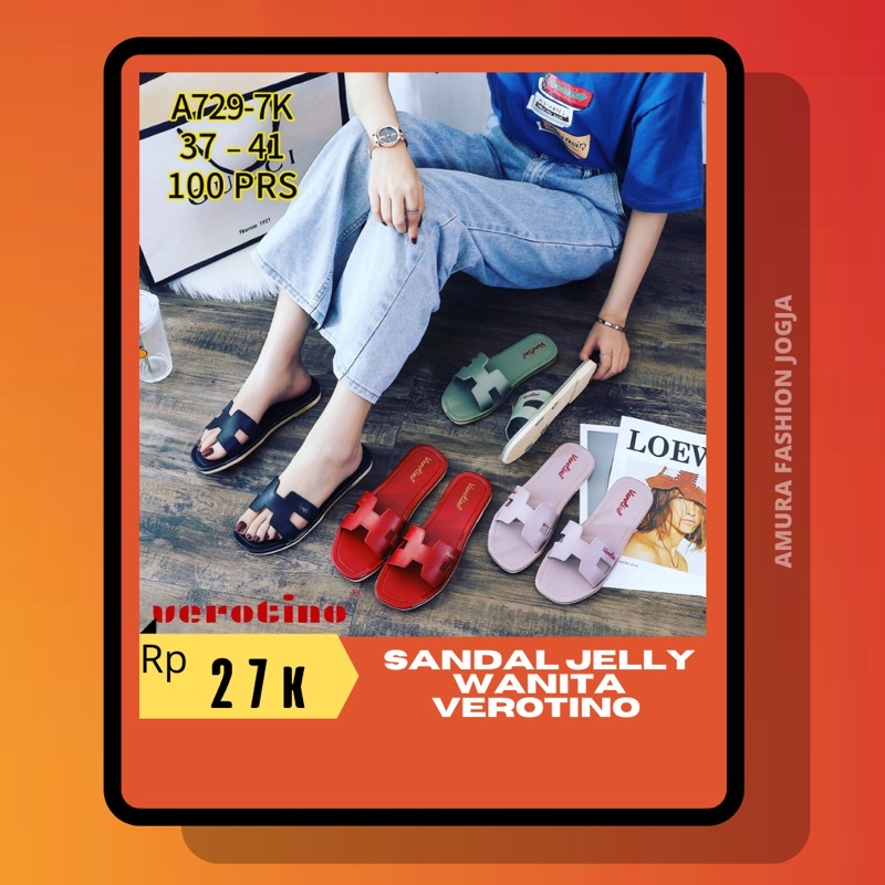 sandal jelly verotino A729-7k