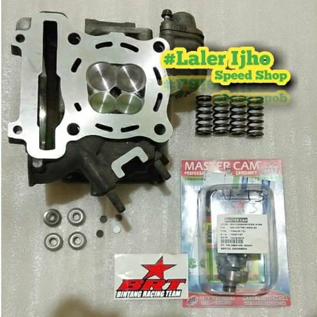 Head kop custom 23/20 set noken as BRT type R perklep jupiter MX Vixion old