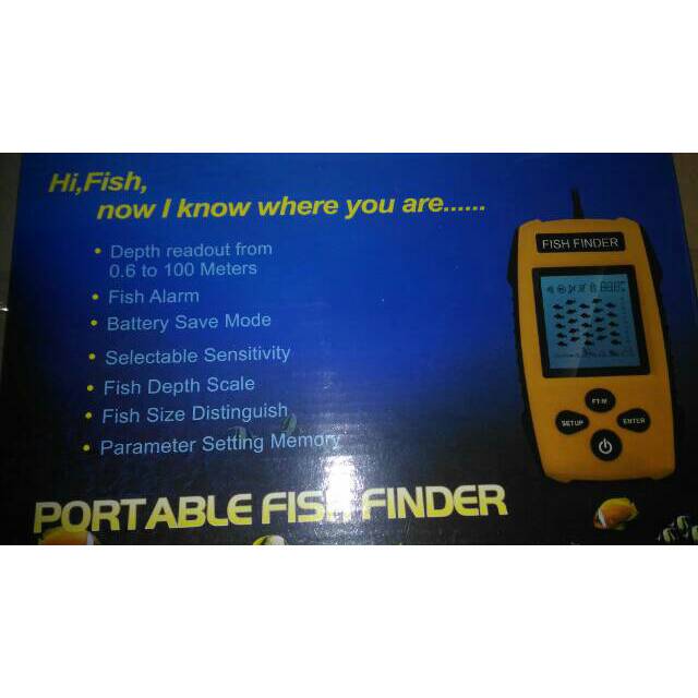 Portable Fish Finder 2.0 inch - Alat untuk mengetahui keberadaan ikan di air