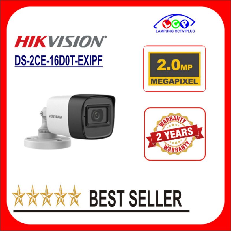 Jual Camera Hikvision Full HD 2MP Outdoor Ds-2ce16dot-exipf | Shopee ...