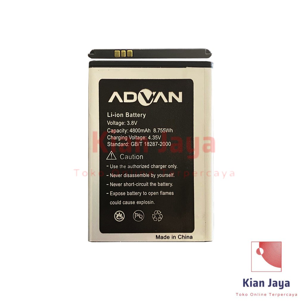 Baterai Advan S5E NXT Original Double Power Batre Batrai Battery Hp Ori