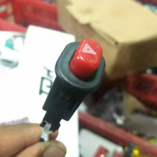 Saklar Tombol On Off Lampu Hazard / Saklar Hazard Motor